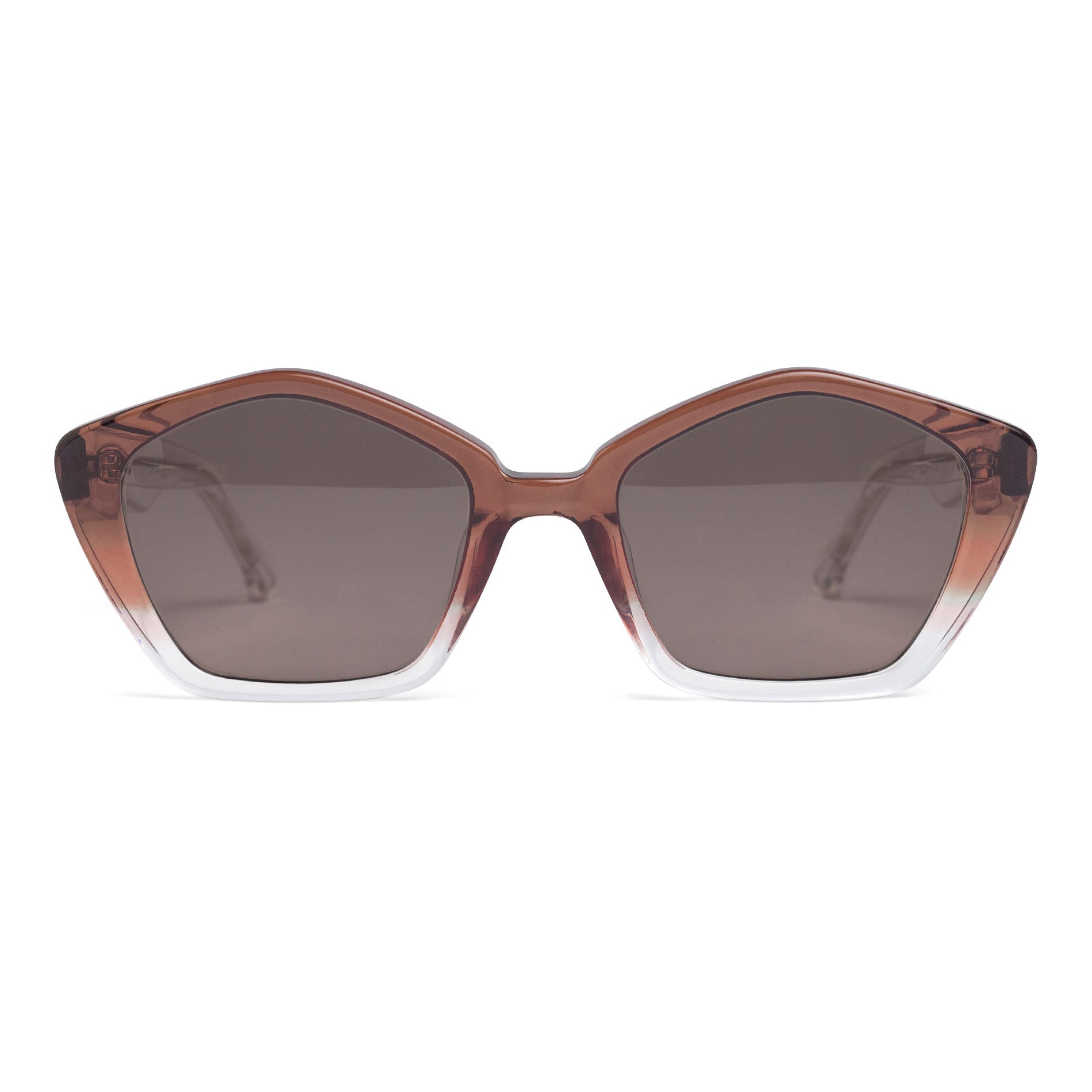 Brown Over Clear