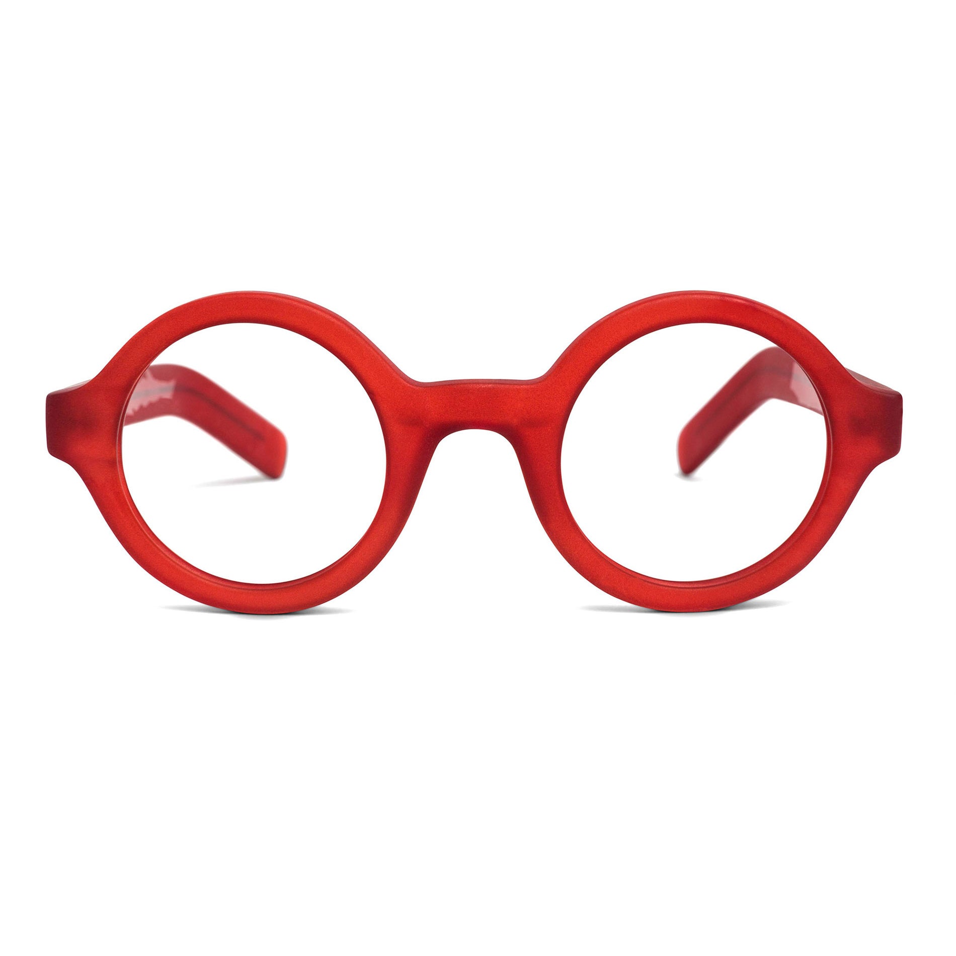 Red round eyeglasses - Love Train - Shop Red round eyewear