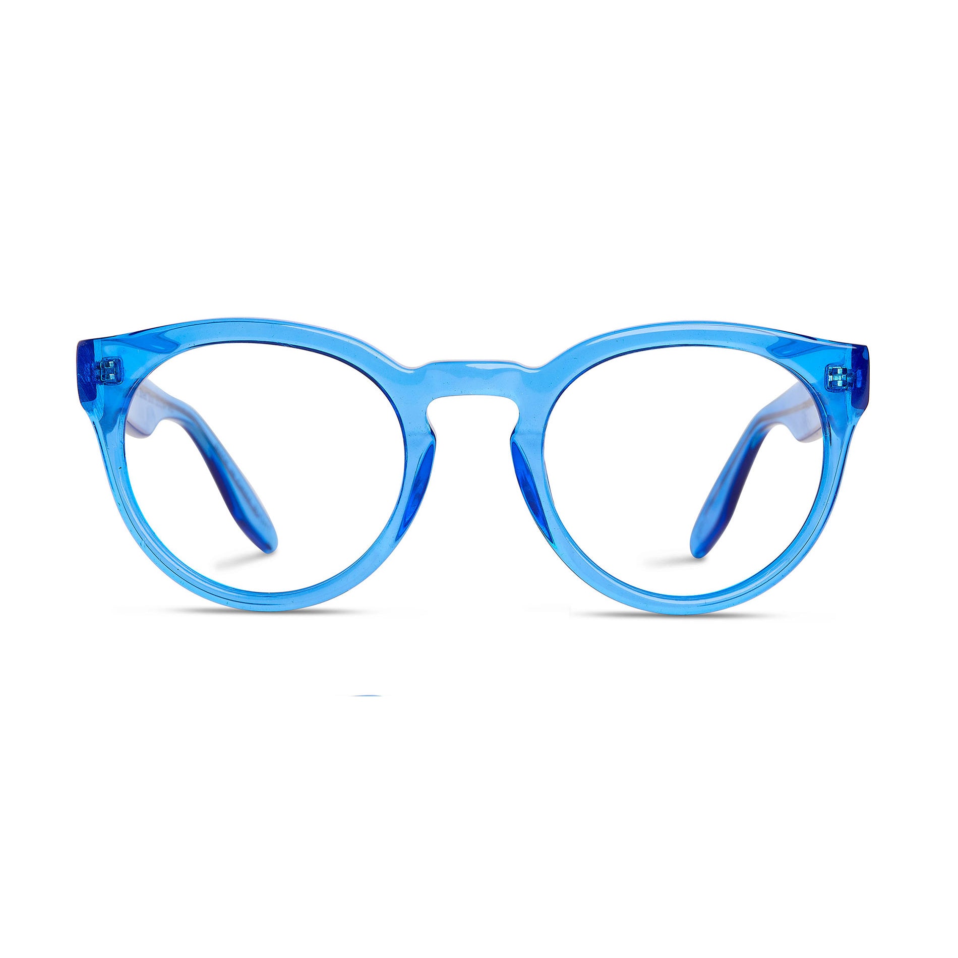 Buy blue round eyeglasses - Osage Ave - Shop blue round eyewear