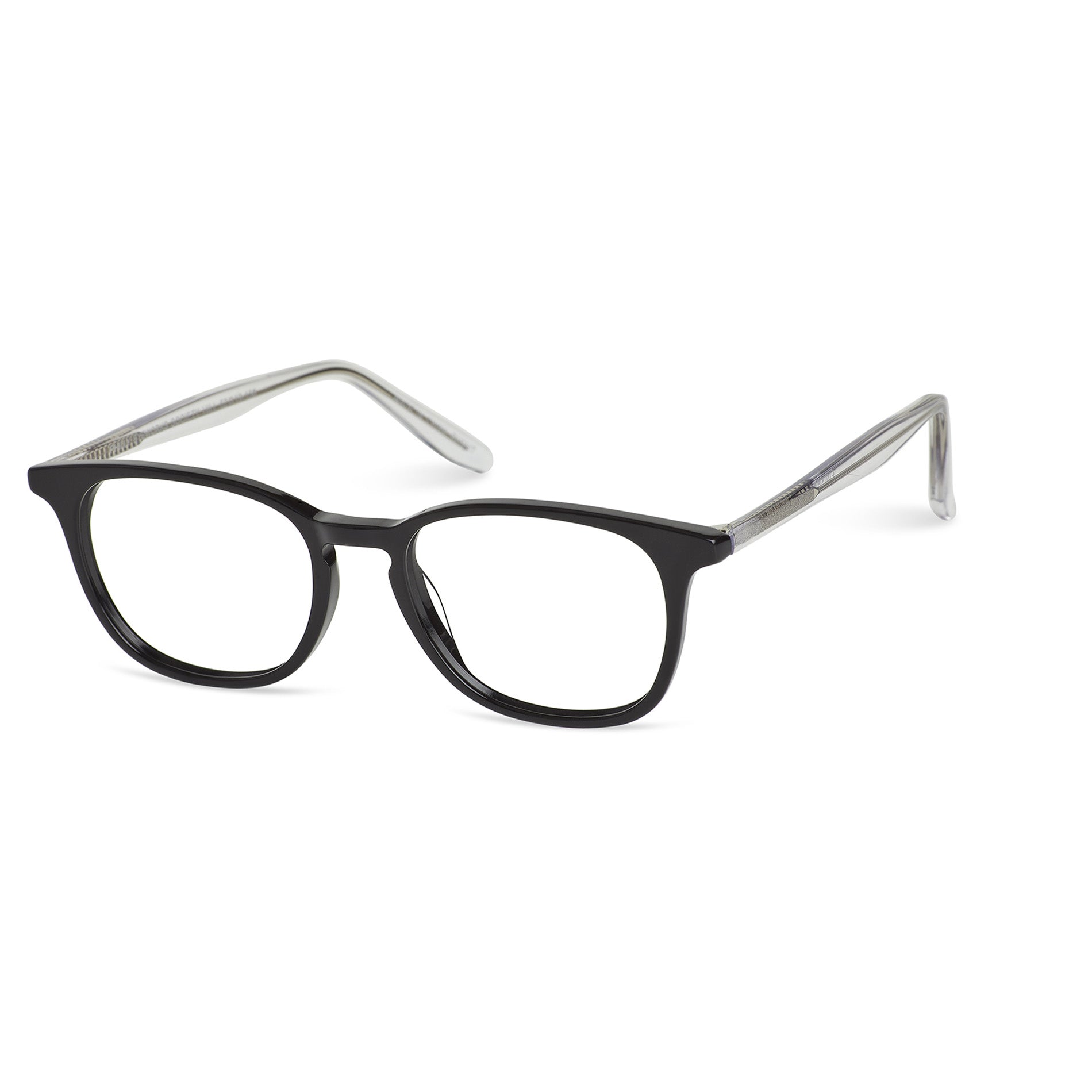 Black Front with Clear Sides