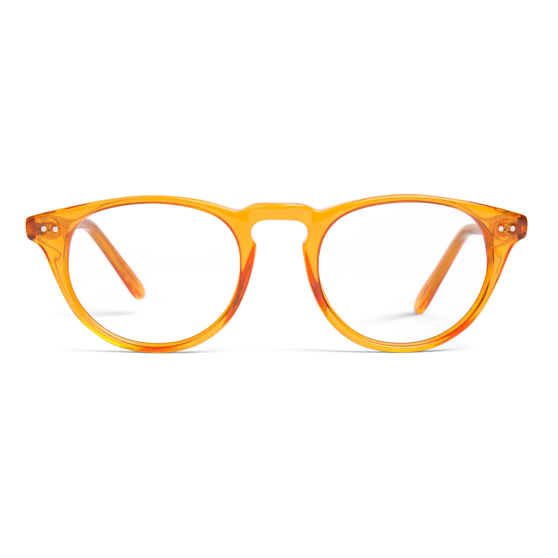 Buy orange round eyeglasses - Liberty Bell - Shop orange round eyewear