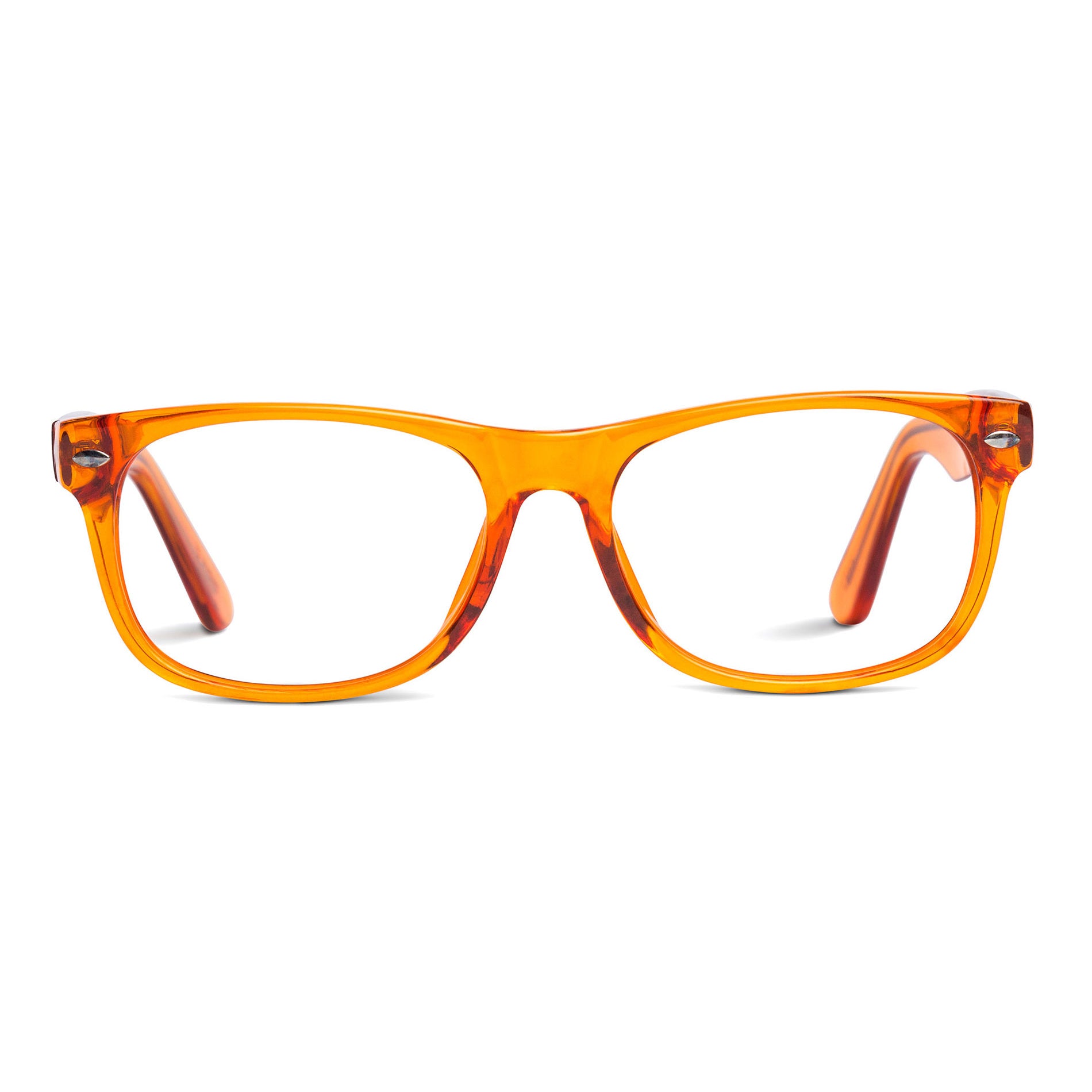 Buy orange square eyeglasses - No Libs - Shop orange square eyewear