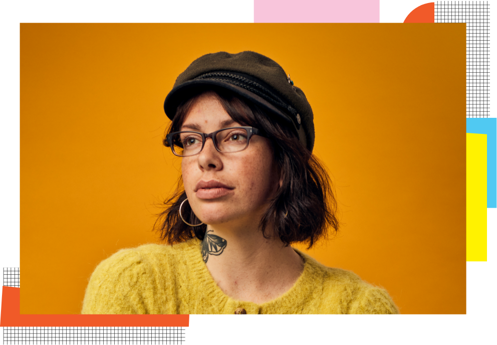 Rectangular Eyeglasses on Model - Rectangular Eyewear Collection