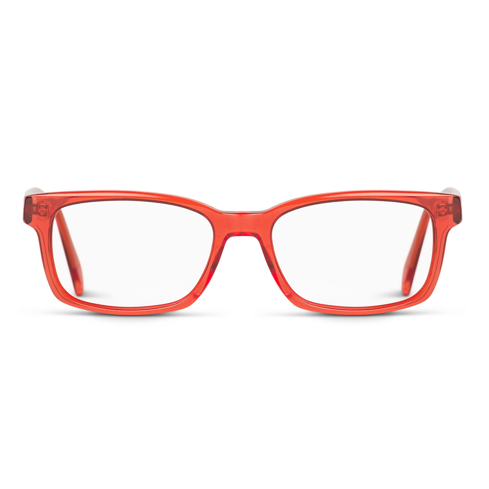 Buy Red rectangular eyeglasses - Osage Ave - Shop red rectangle eyewear