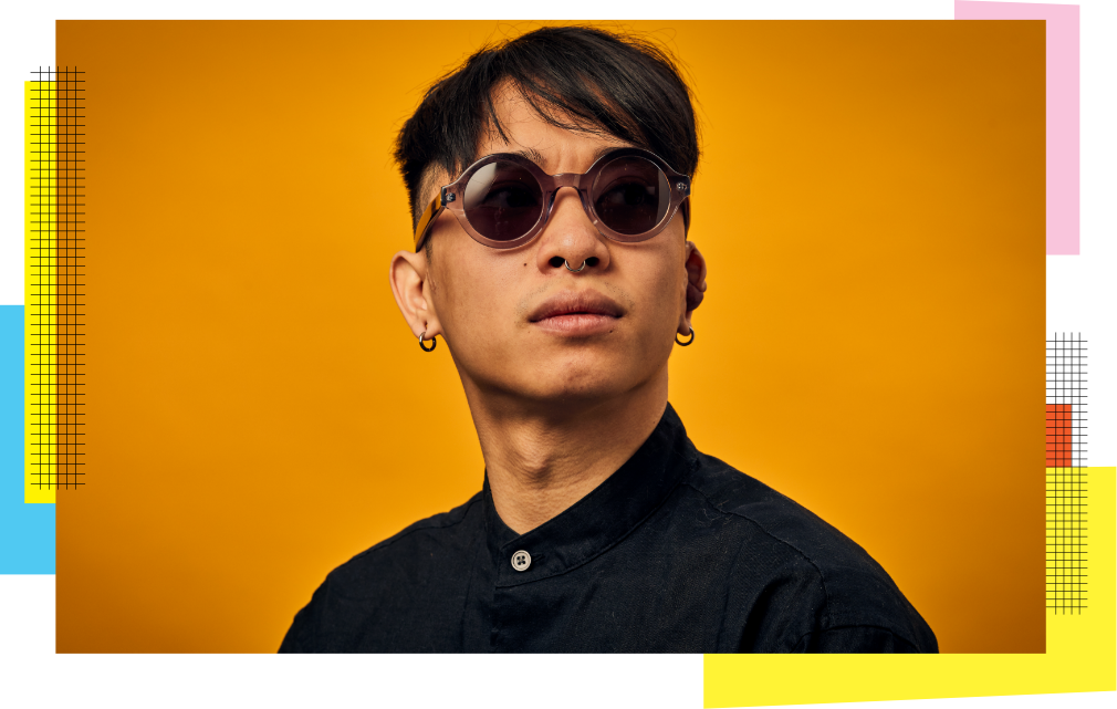 Round Eyeglasses on Model - Circular Eyewear Collection