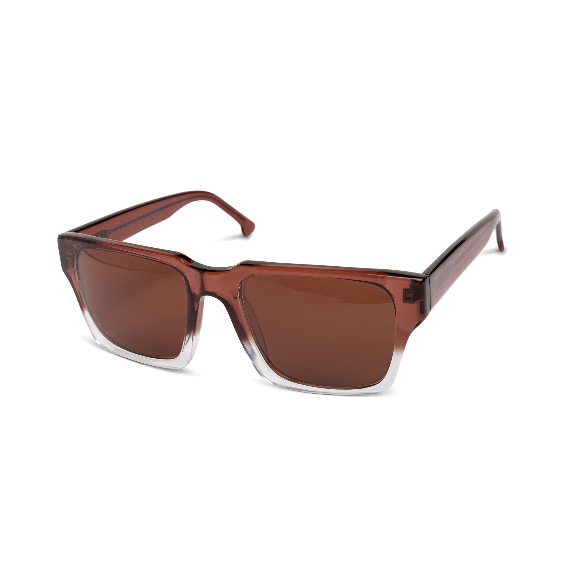 Brown Over Clear