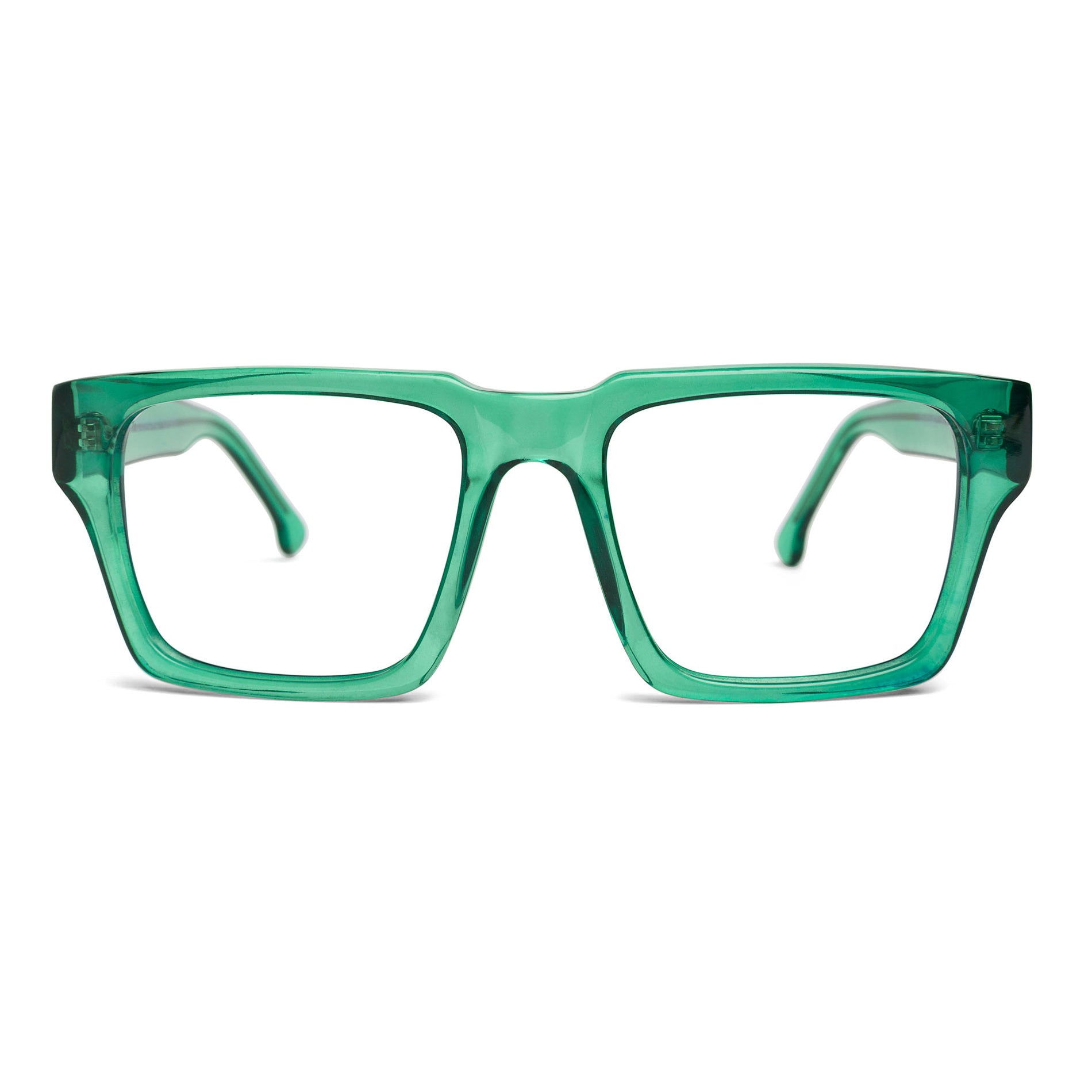 Buy green square eyeglasses - The Duece- Shop green square eyewear