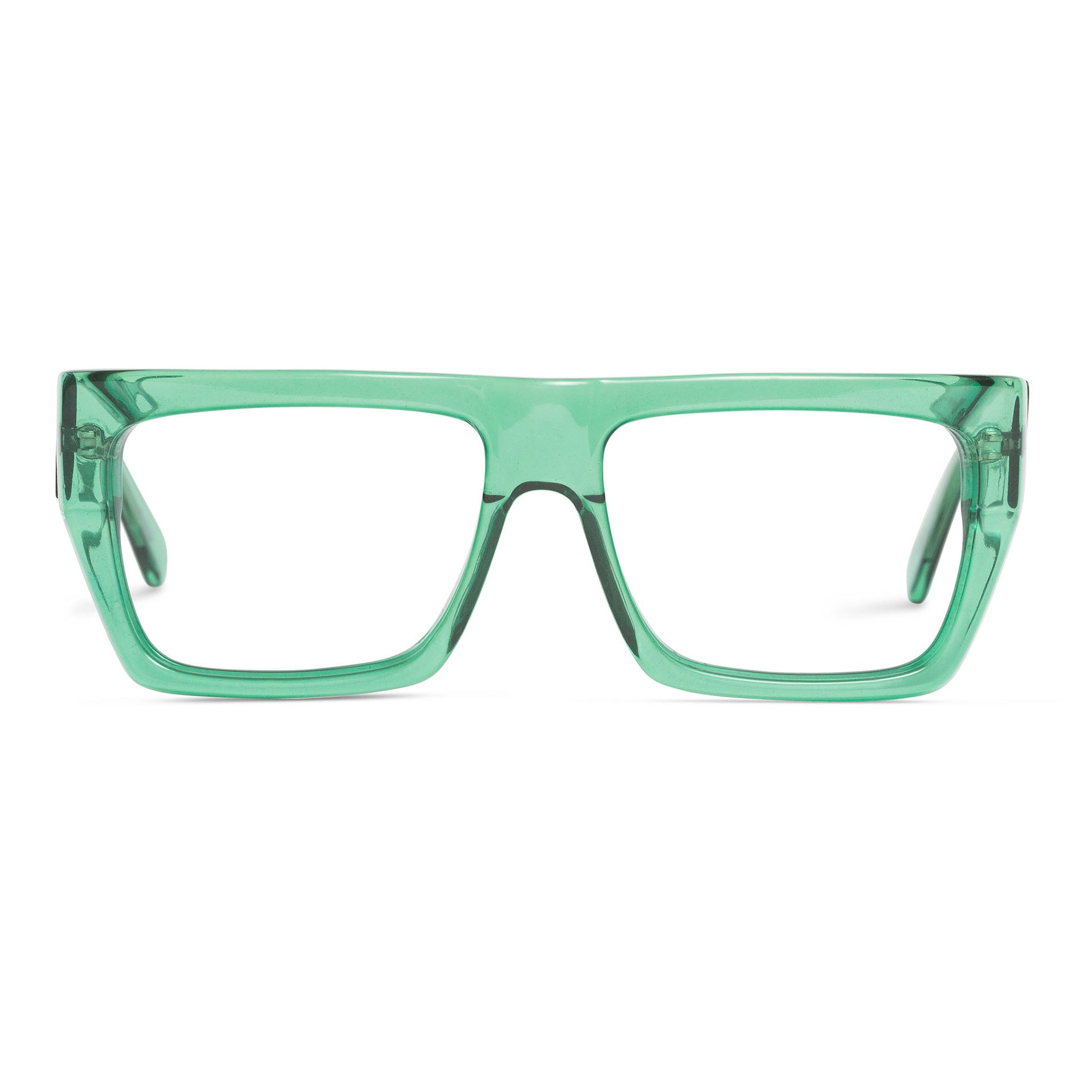 Buy green square eyeglasses - The Jawn - Shop green square eyewear
