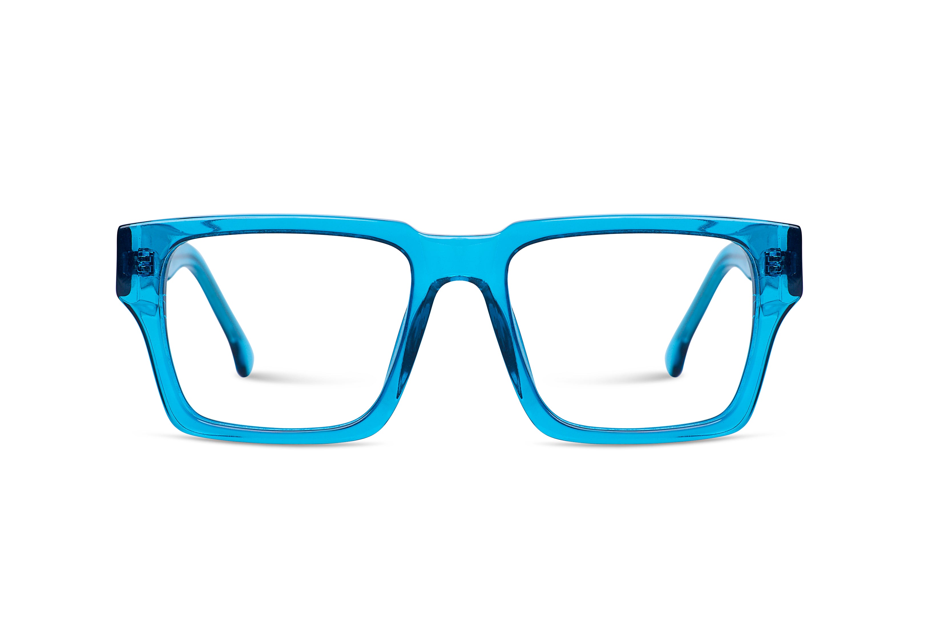 Buy teal square eyeglasses - Fo Fo Fo - Shop teal square eyewear