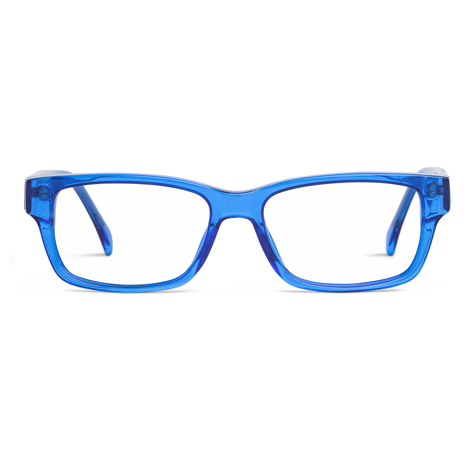Buy blue rectangle eyeglasses - Brotherly Love - Shop blue rectangle eyewear