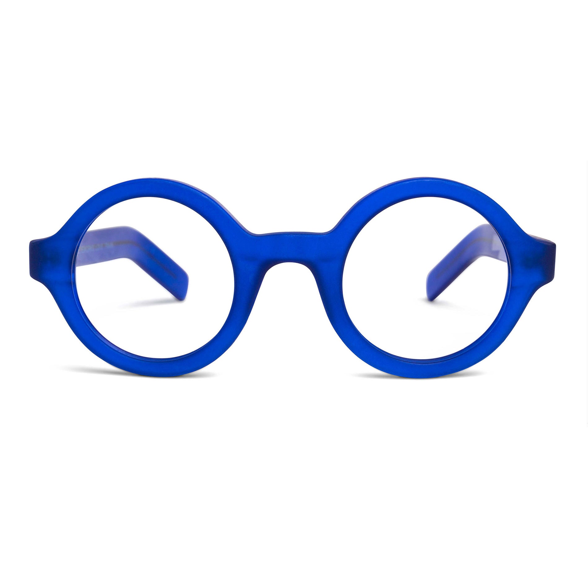 Buy blue round eyeglasses - Love Train - Shop blue round eyewear