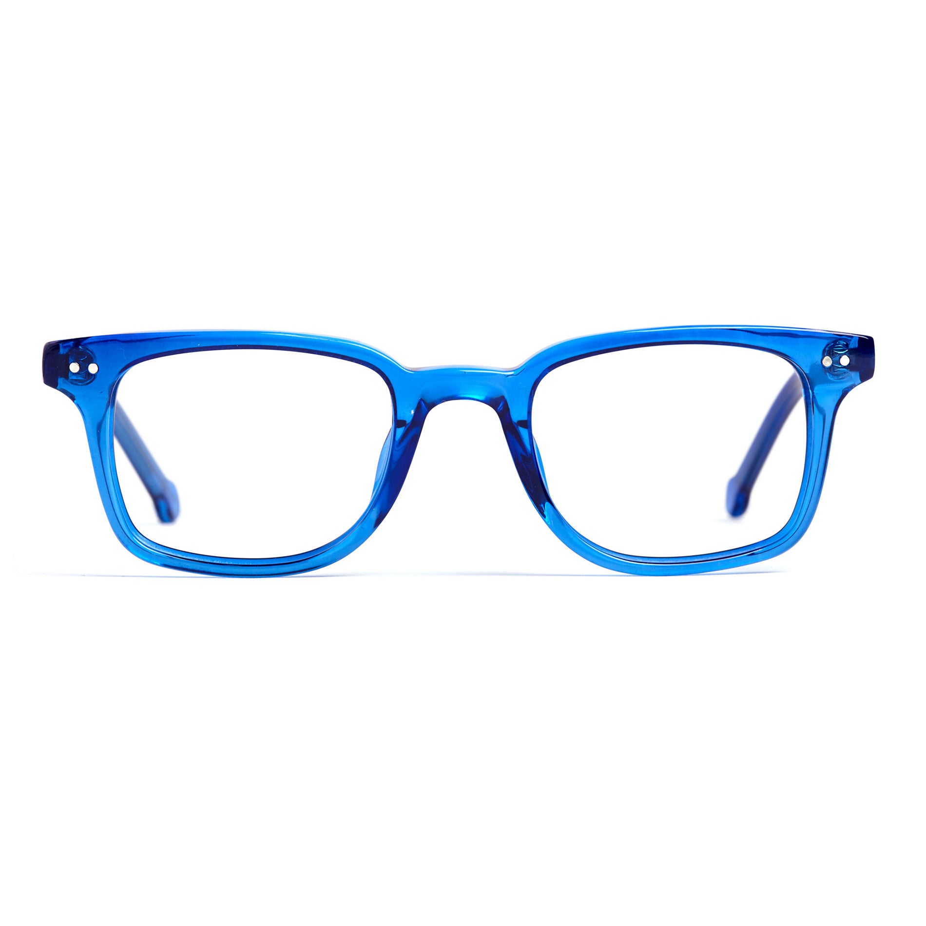Buy blue square eyeglasses - Buddy Ryan - Shop blue square eyewear