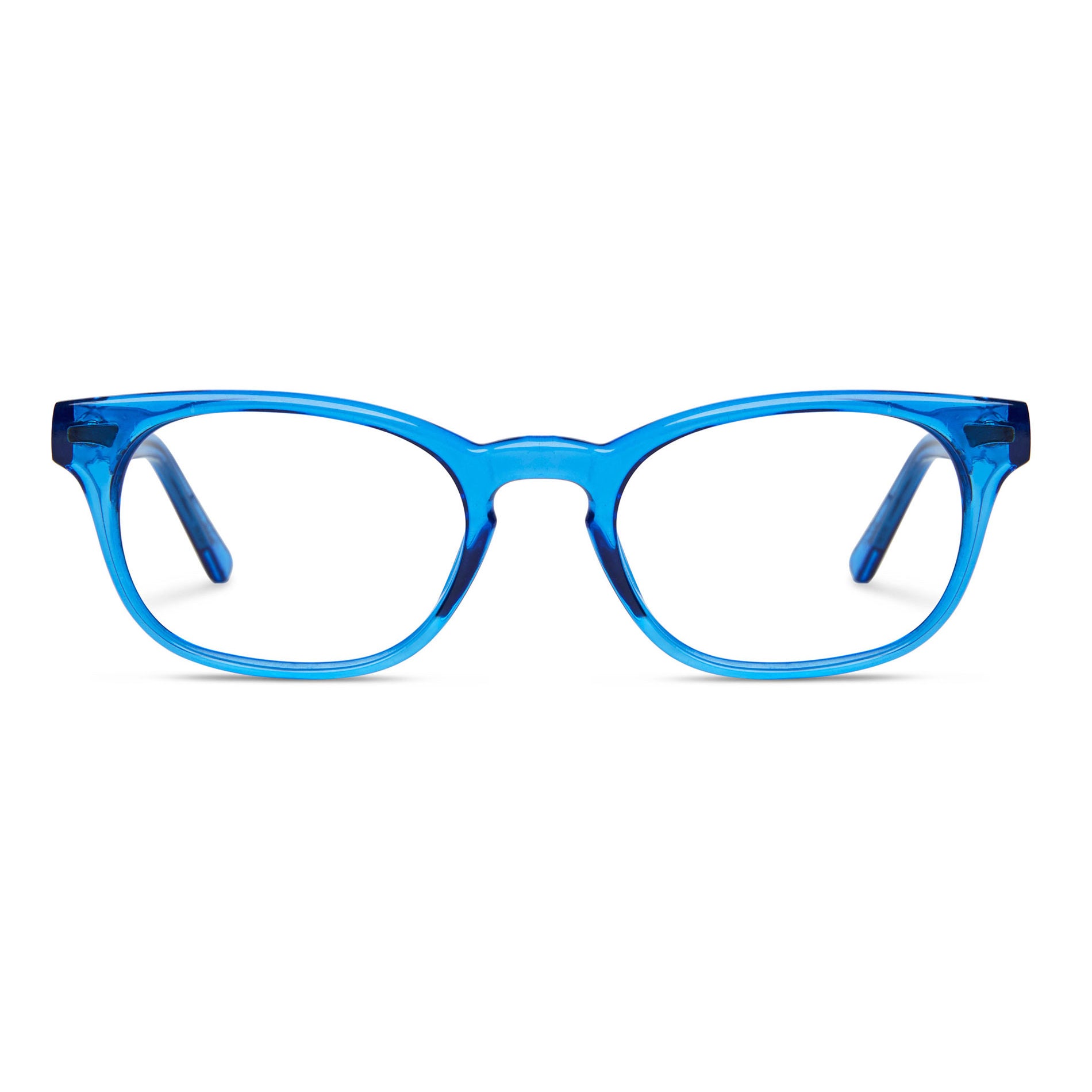 Buy blue square eyeglasses - Franklin - Shop blue square eyewear