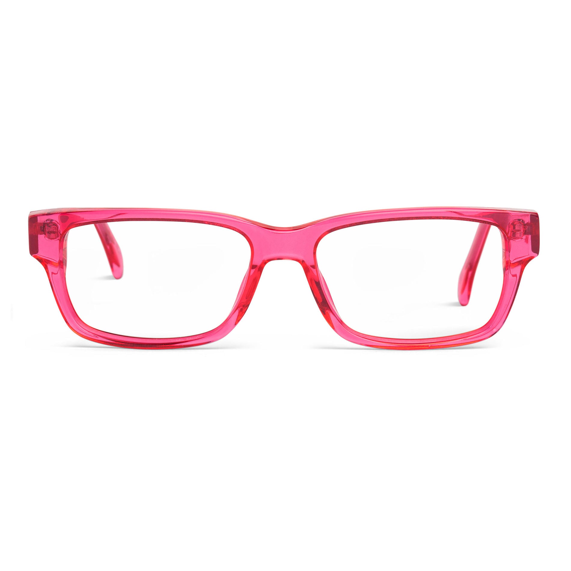 Buy pink rectangular eyeglasses - Brotherly Love - Shop pink rectangular eyewear