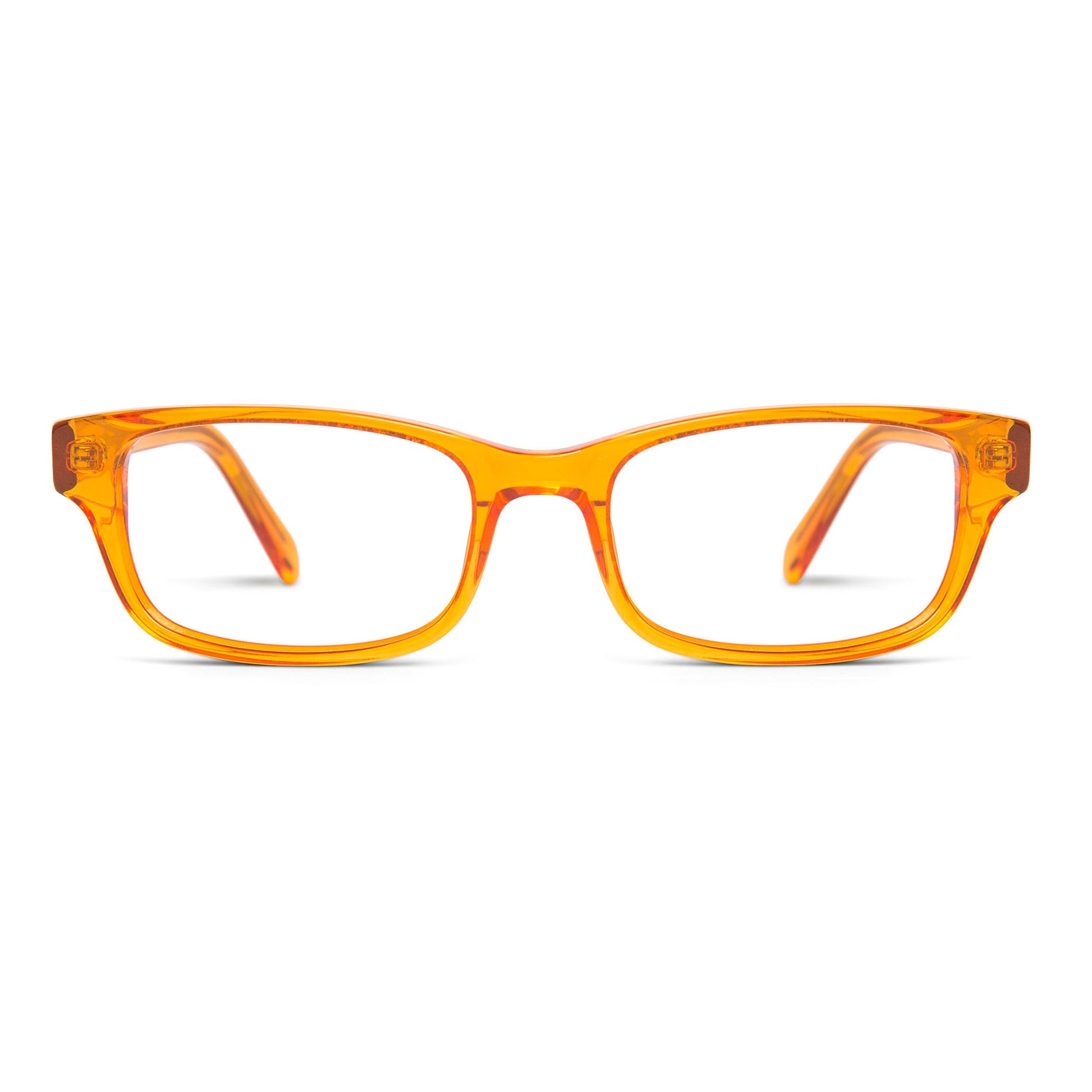 Buy orange square eyeglasses - Fairmount - Shop orange square eyewear