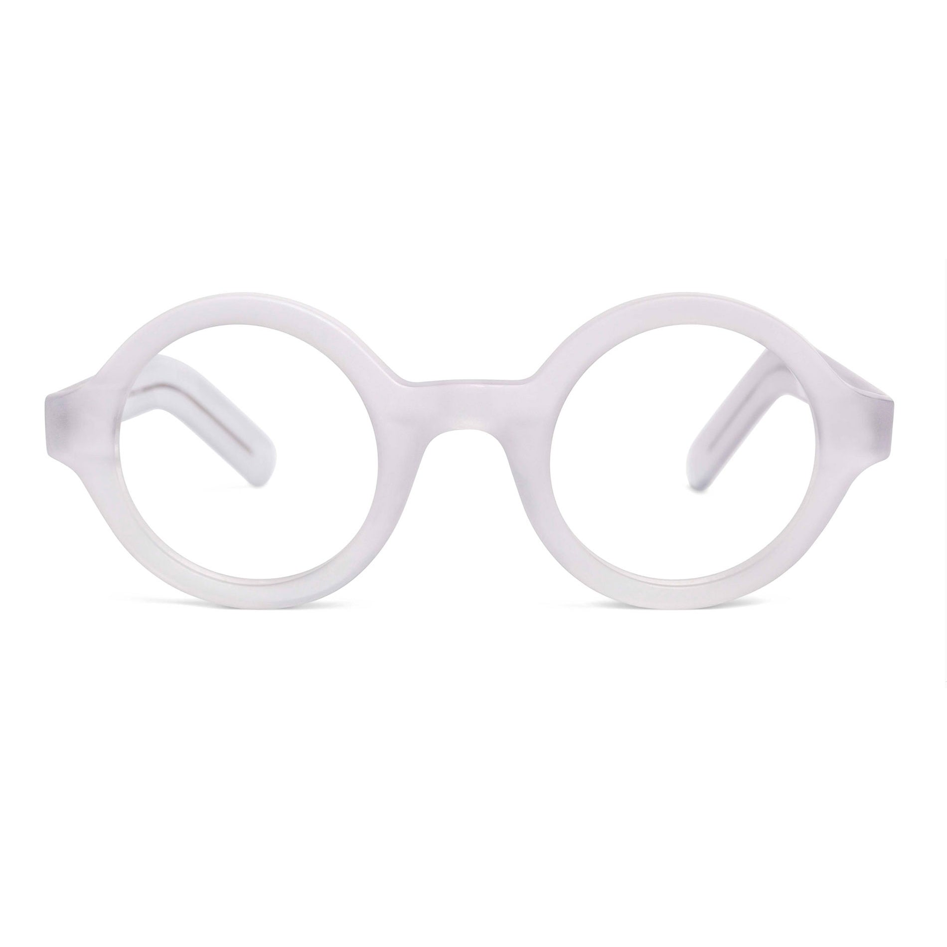Buy clear round eyeglasses - Love Train - Shop clear round eyewear