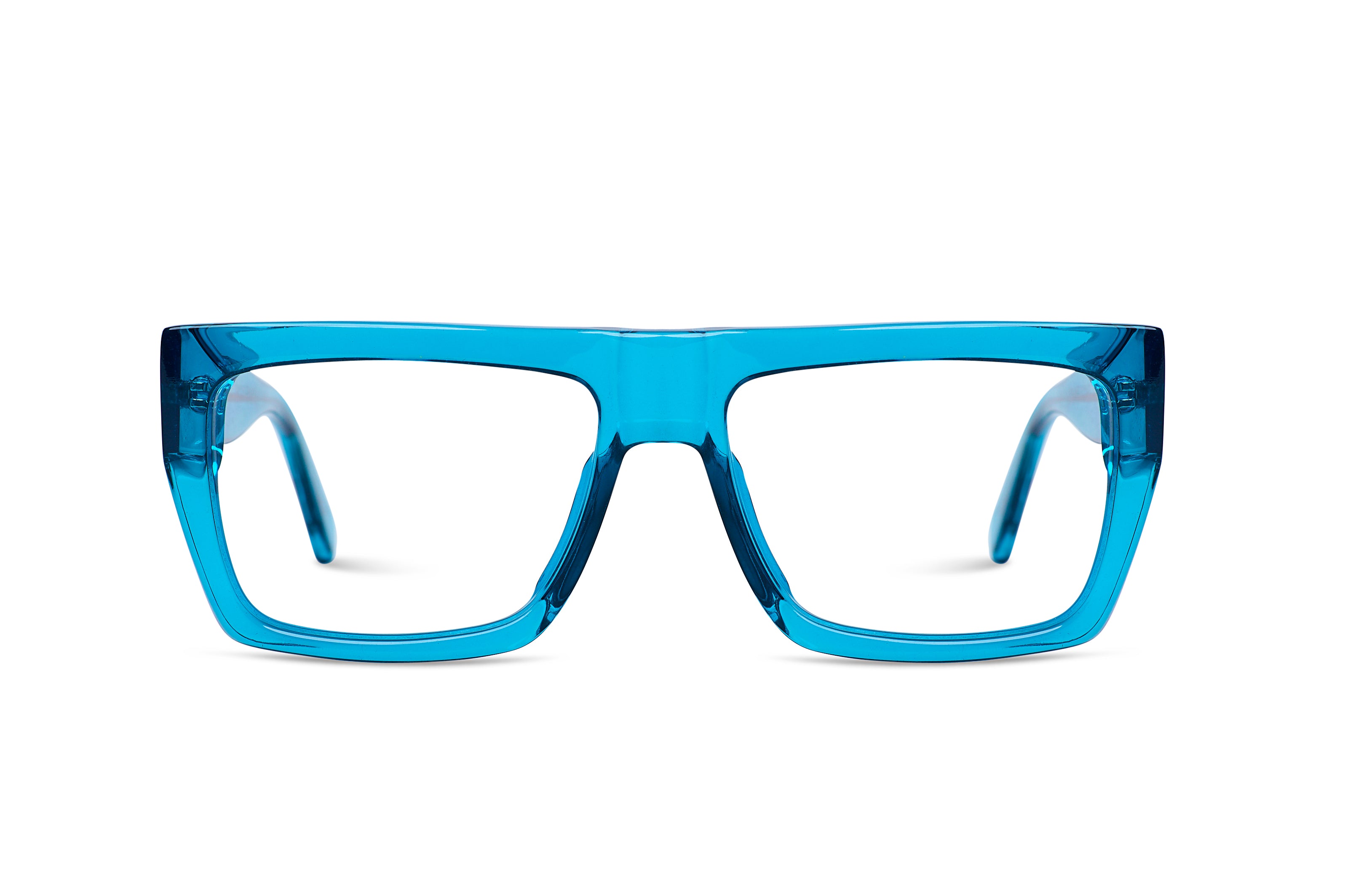 Buy teal square eyeglasses - The Jawn - Shop teal square eyewear
