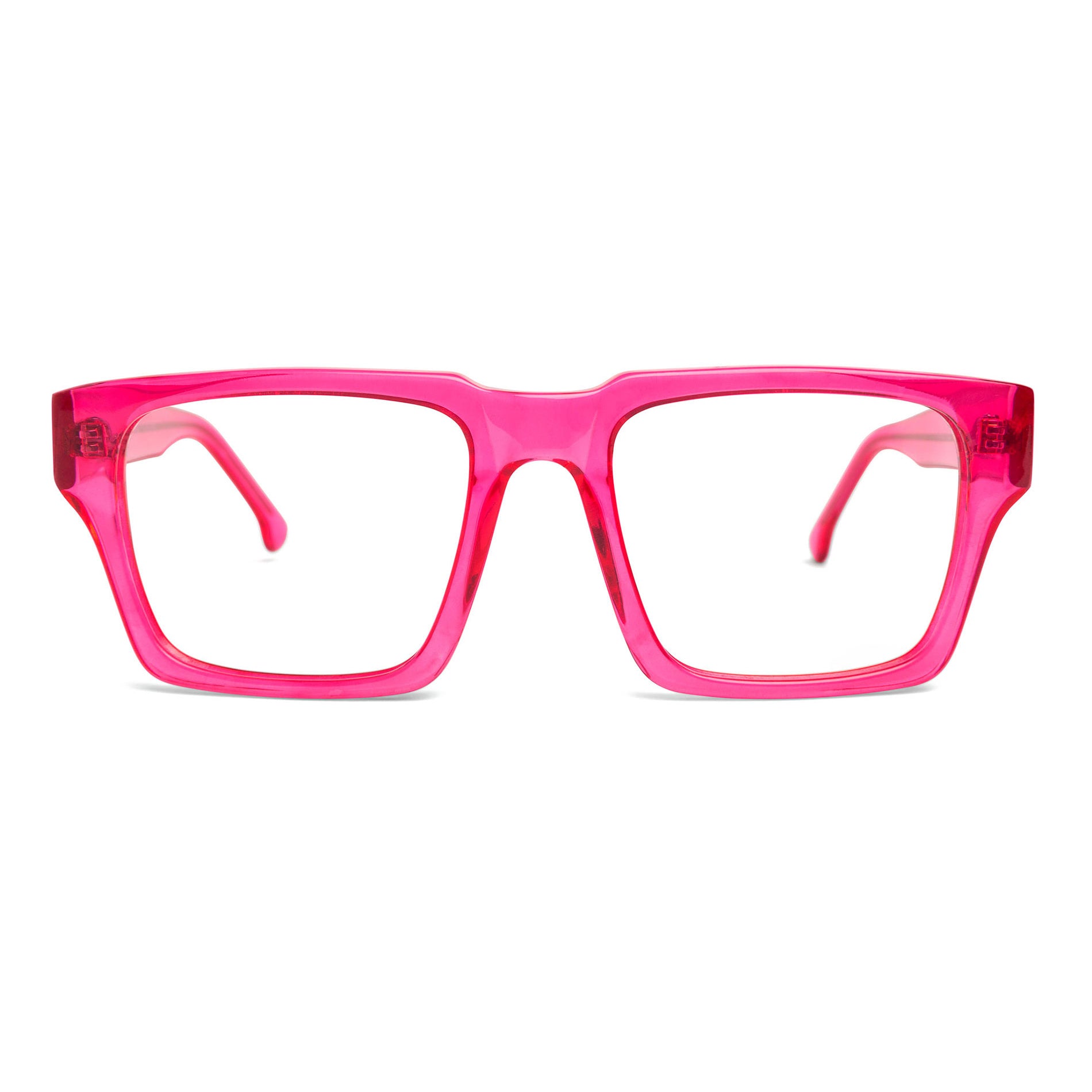 Buy pink square eyeglasses - The Duece - Shop pink square eyewear