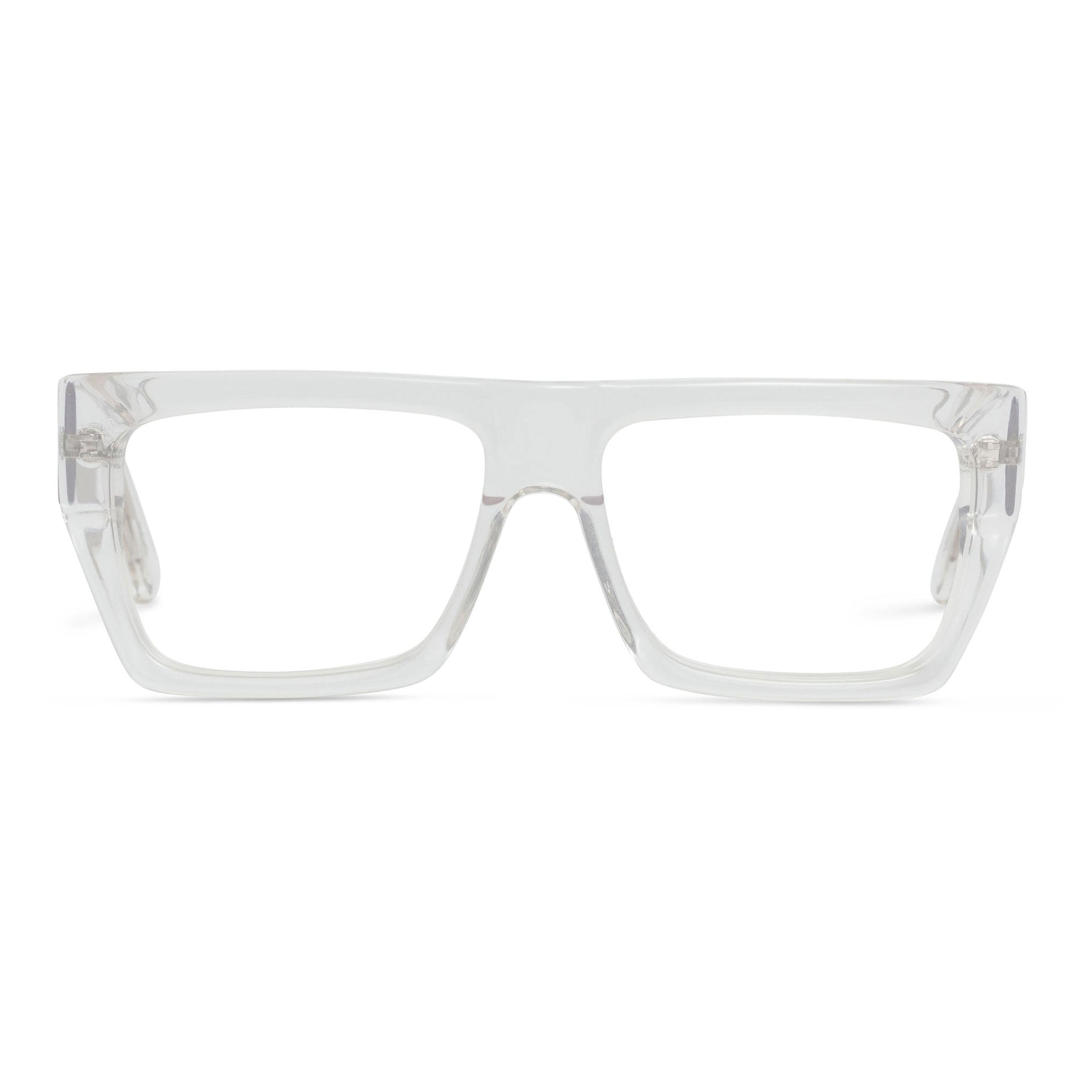 Buy clear square eyeglasses - The Jawn - Shop clear square eyewear
